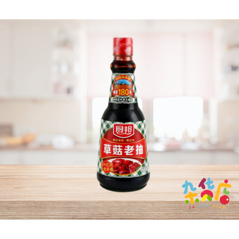 Chu Bang Mushroom Flavoured Sauce 厨邦草菇老抽 410ML