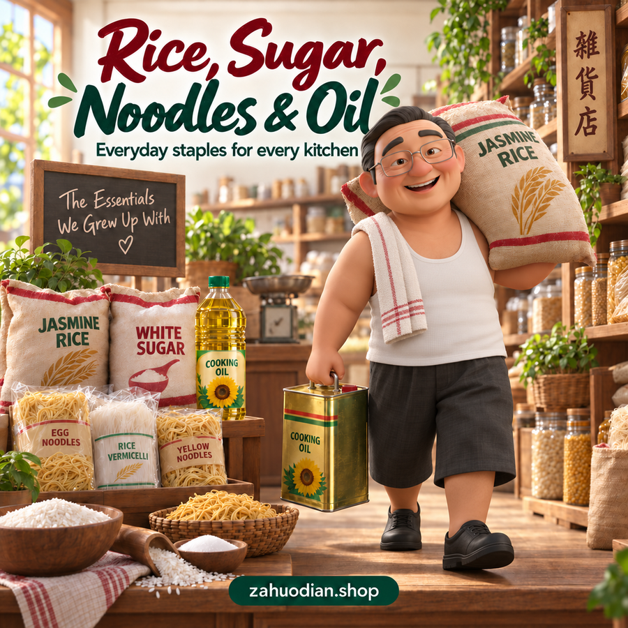 Sugar, Rice, Noodles & Oil