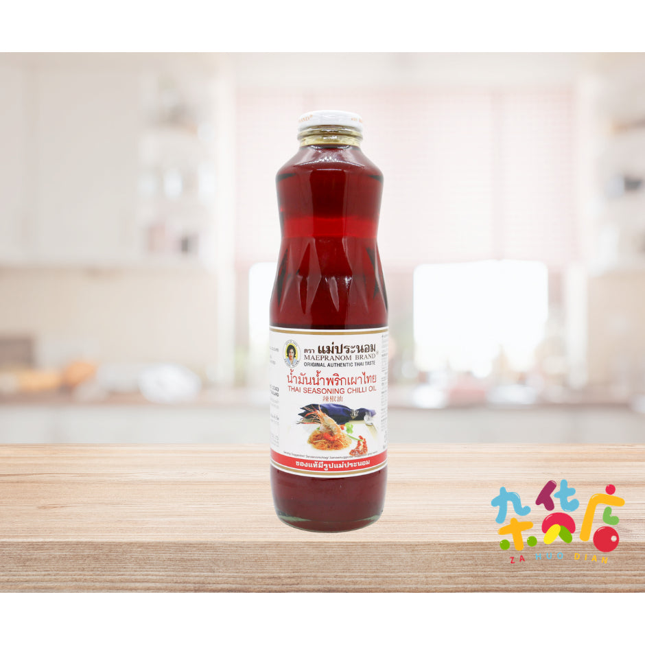 Mae Pranom Seasoning Chilli Oil 泰国女人头辣椒油 750ML